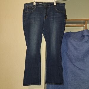 Old Navy Women's Dark Blue Boot Cut Jeans